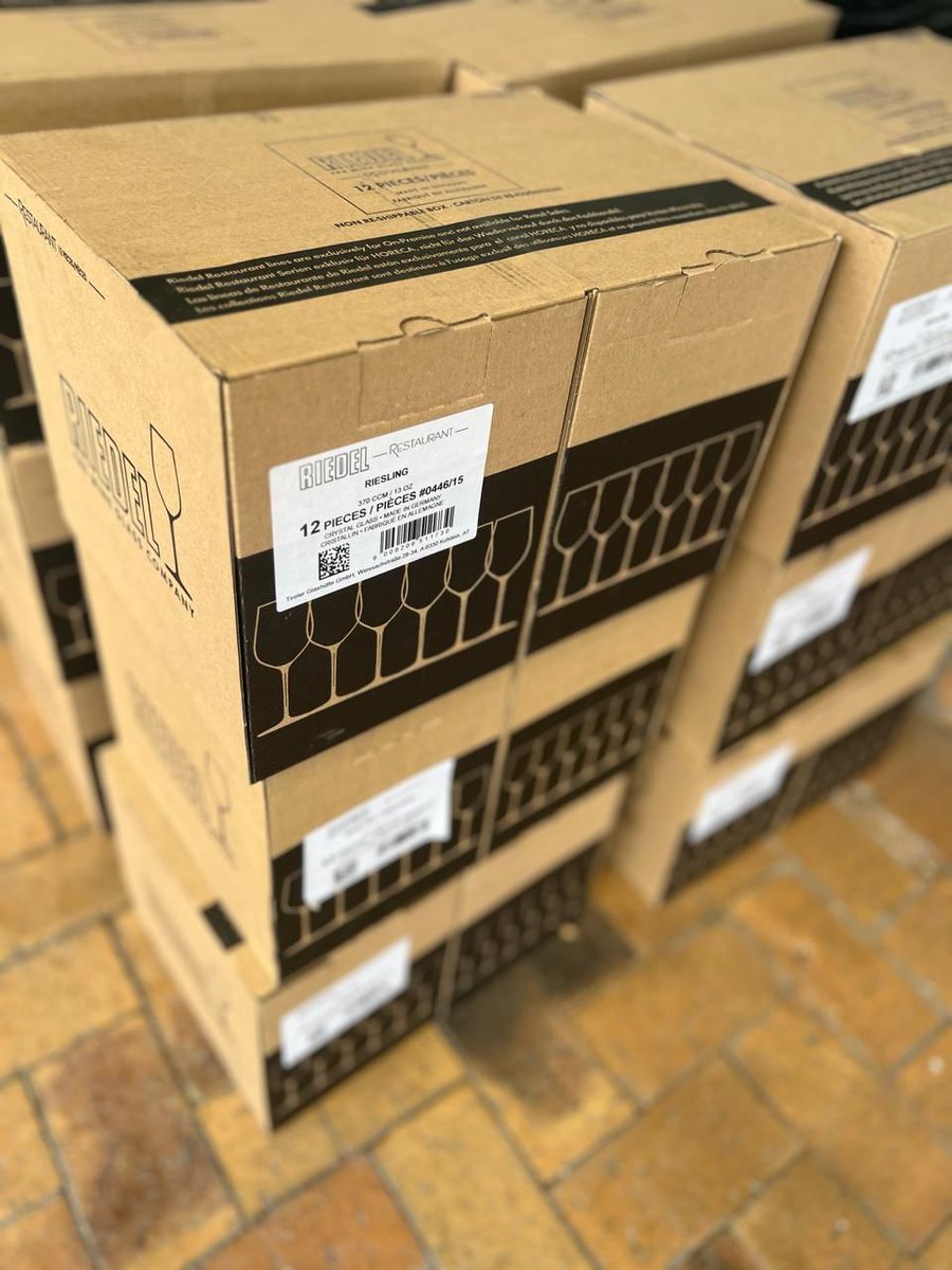 TheWineCentre's tweet photo. Exciting delivery of a brand new set of Riedel glasses for each of our new WSET Diploma students starting their course on Monday. It’s all getting very real now!!!

CC: @ReciprocalWine 

#WSETLevel4Diploma @WSETglobal #IWEC https://t.co/pF74xQ9Cxg