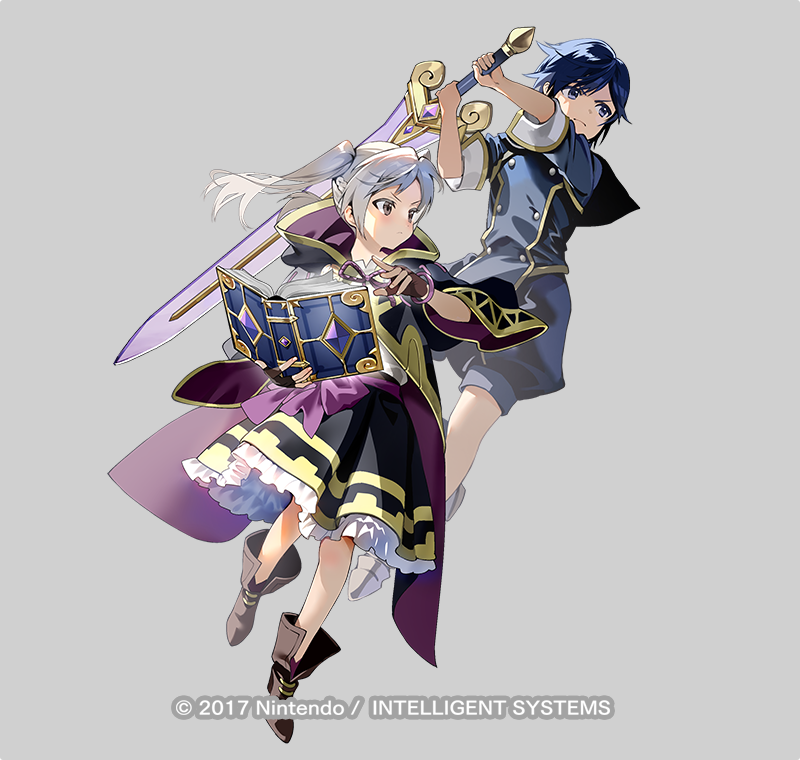102_55's tweet photo. ファイアーエムブレム ヒーローズにて、「可能性の器 ルフレ」（ルフレ♀＆クロム）を描かせていただきました！
どうぞよろしくお願いいたします！
#FEヒーローズ　#FEH https://t.co/gidlFBlbhr