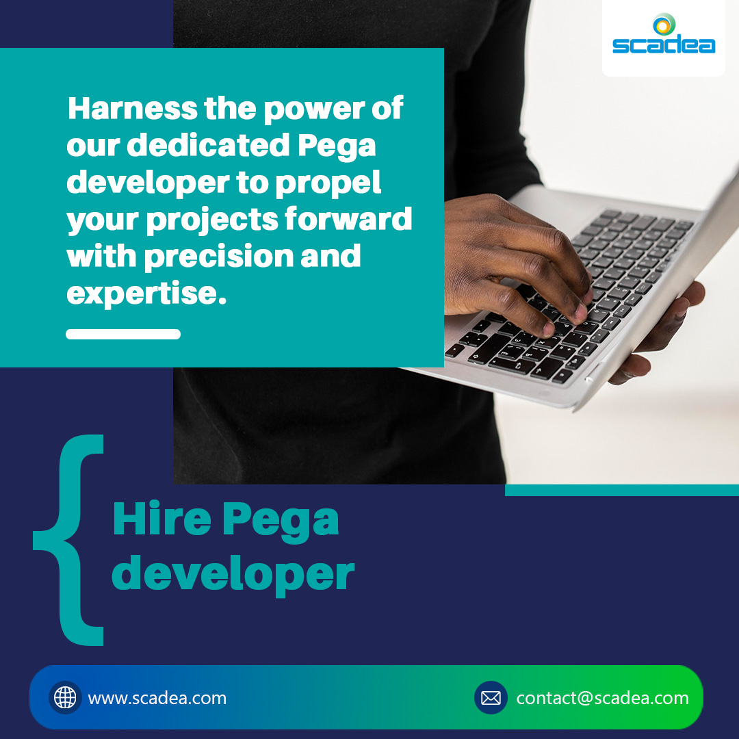ScadeaSolution's tweet image. 🔍 Looking for a Pega Developer? Look no further! 🚀

Tap into the expertise of our dedicated Pega Developer to propel your projects forward with precision and efficiency. 

With Scadea, unleash the power of Pega and unlock endless possibilities for your business. 
#PegaDeveloper