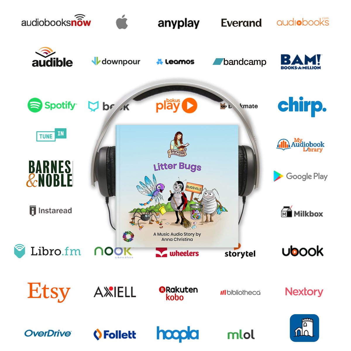 ⭐NEW RELEASE⭐ We are delighted to announce the release of our music #audiobook, Litter Bugs, on retail and library platforms. For the first time, our popular Music Audio Story will be distributed globally! 🎉 Check this out ➡️ musicaudiostories.com/blog/litter-bu…