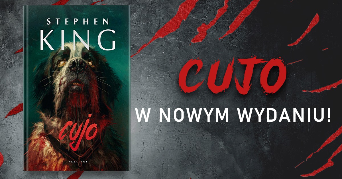 Kultowy horror 𝐒𝐭𝐞𝐩𝐡𝐞𝐧𝐚 𝐊𝐢𝐧𝐠𝐚 o przyjaznym psie, który zamienia się w bestię terroryzującą mieszkańców Castle Rock!
Co Wy na to?
𝐂𝐔𝐉𝐎 📷tiny.pl/d79q3 
#stephenking #cujo #horror #książki #książka