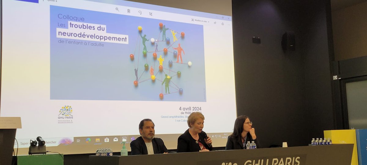 Ouverture du colloque 'Les troubles du neurodéveloppement de l'enfant à l'adulte' ✔️ Au programme de cette journée : Le parcours patient et la recherche participative L'état des connaissances sur les TND Les recommandations de la Haute Autorité de Santé Le TDAH chez l'adulte