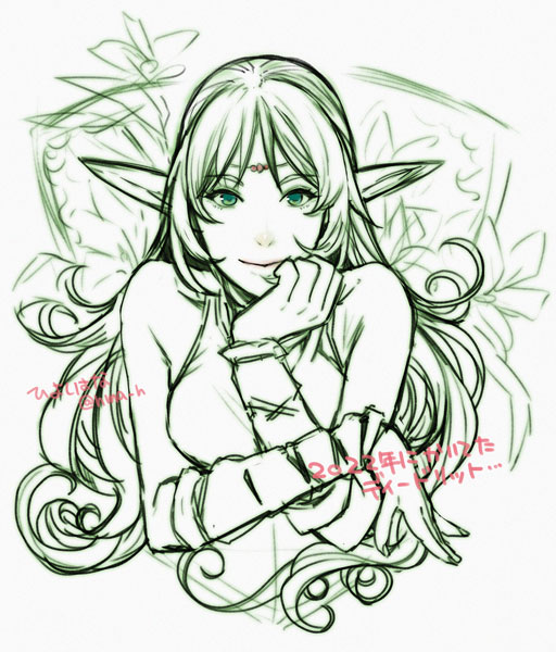 なんかトレンド入りしてたので、2年前に描いてポストしつつ放置されていた絵を。その、中の人というのは知りませんでした…そうだったんですね… 