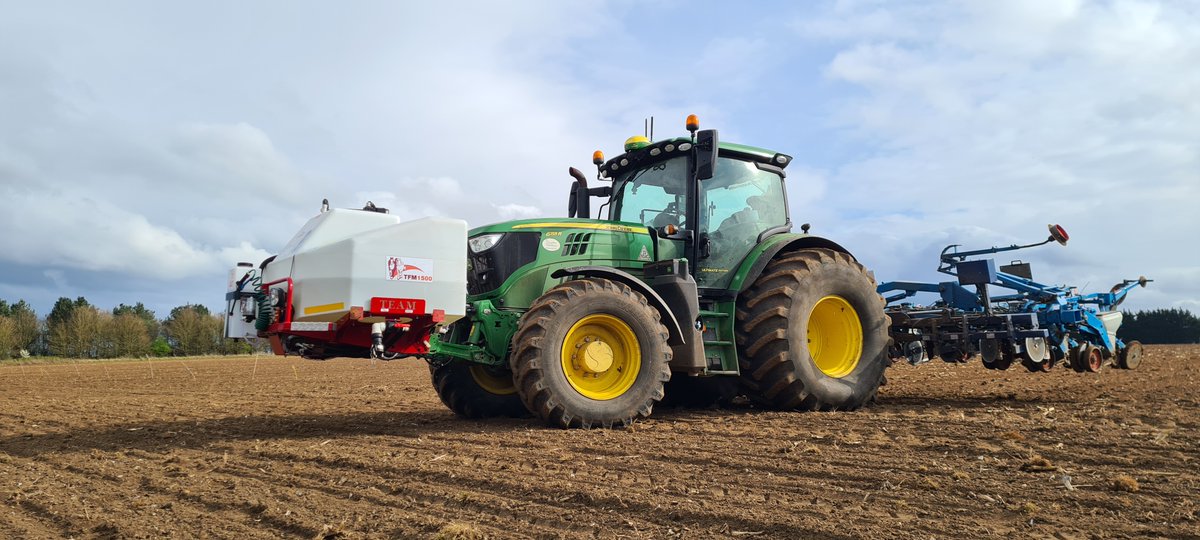 Last week we drilled trials near Bury St Edmunds. One is looking at adapting N fertiliser rates using placement at drilling and the other is assessing alternative organic based fertiliser products. We look forward to seeing how the crop emerges and grows. @BritishSugar @NFUSugar
