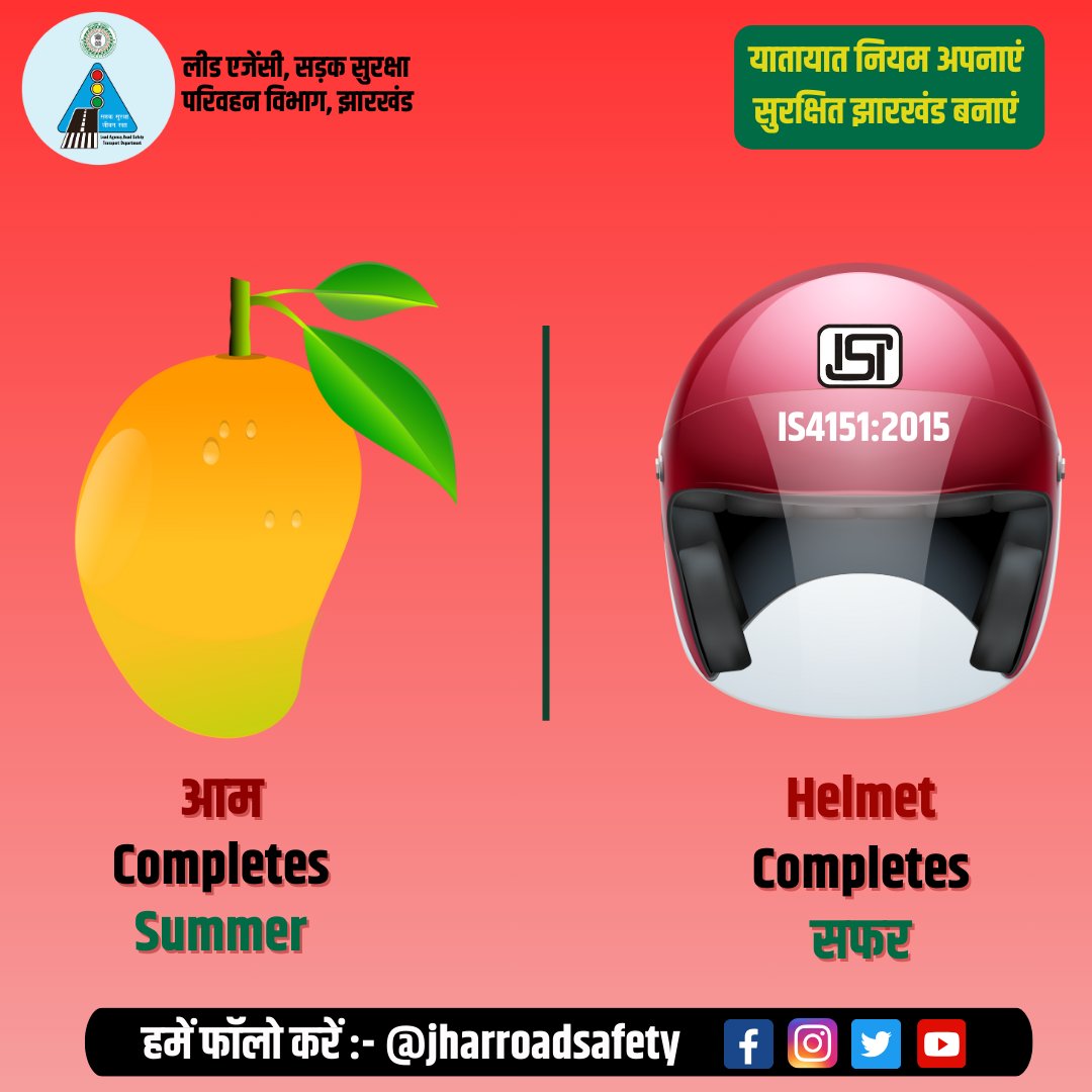 #roadsafetyawareness #SafeRoads_SaveLives #followtherules #TrafficRules #wearhelmet #twowheelers #helmetawareness #SadakSurakshaJeevanRaksha #safedrivingforlife #सड़कसुरक्षा #Jharkhand