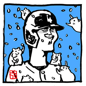 ショウヘイのド軍移籍後初ホームランを喜ぶハムスター。
#ドジャース #LosAngelesDodgers
#大谷翔平 #ShoheiOhtani