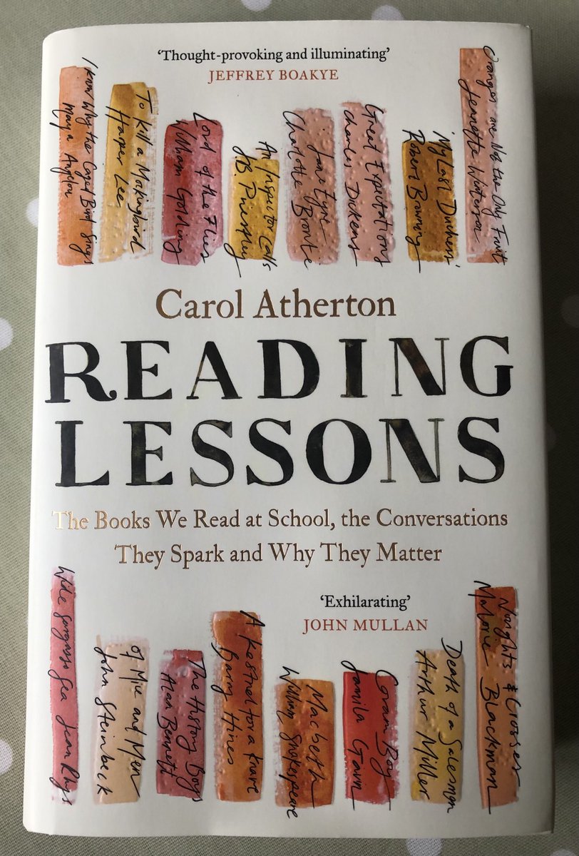 Today, #ReadingLessons makes its way out into the world! It’s about the books we read in school and the complicated relationships we have with them, and about my journey as a reader and teacher.