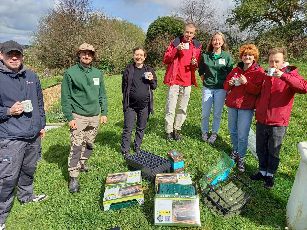 Our #GreenCommunitiesPlymouth team had a special delivery from @DevonWildlife 's Saving Devon's Treescapes project-2 mini tree nursery kits! They'll be set up at Keyham Green Places & @HamoazeHouse & looked after by residents alongside the Green Communities team. Thanks DWT👍🌱