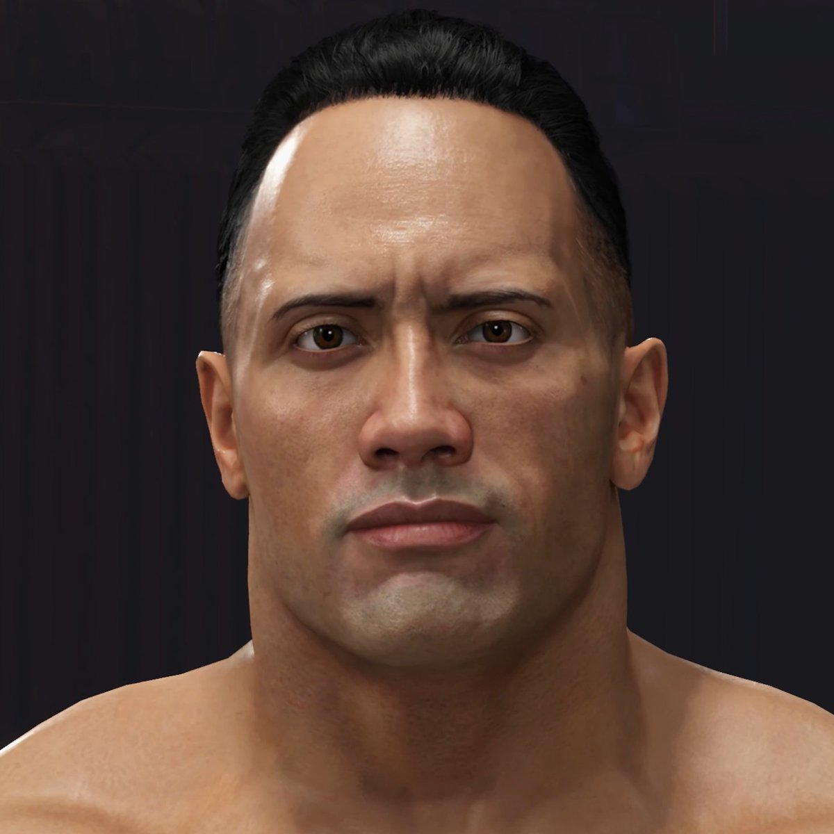 What do you think of the updated The Rock '01 model with the 1.05 patch? #WWE2K24