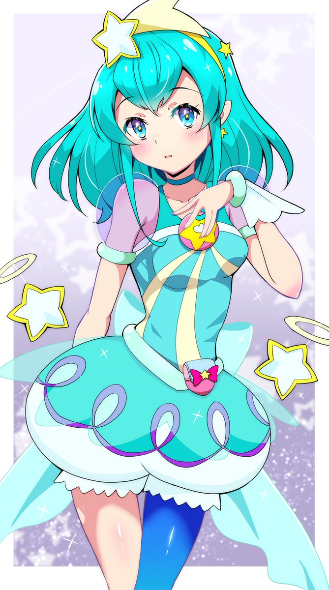 描いてる子だとこう…かな!?
1人なんか違う気がしなくもないけど～😆
 #主役以外で好きなプリキュア4選 