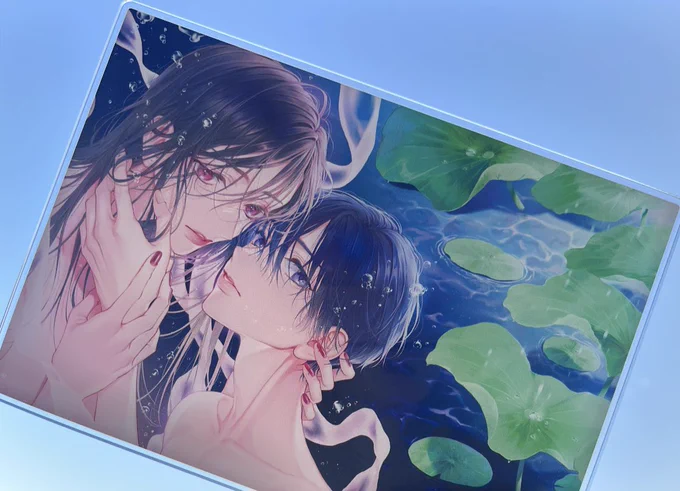 書泉さんのアクリルプレートめちゃくちゃ綺麗に印刷して頂けていますー 