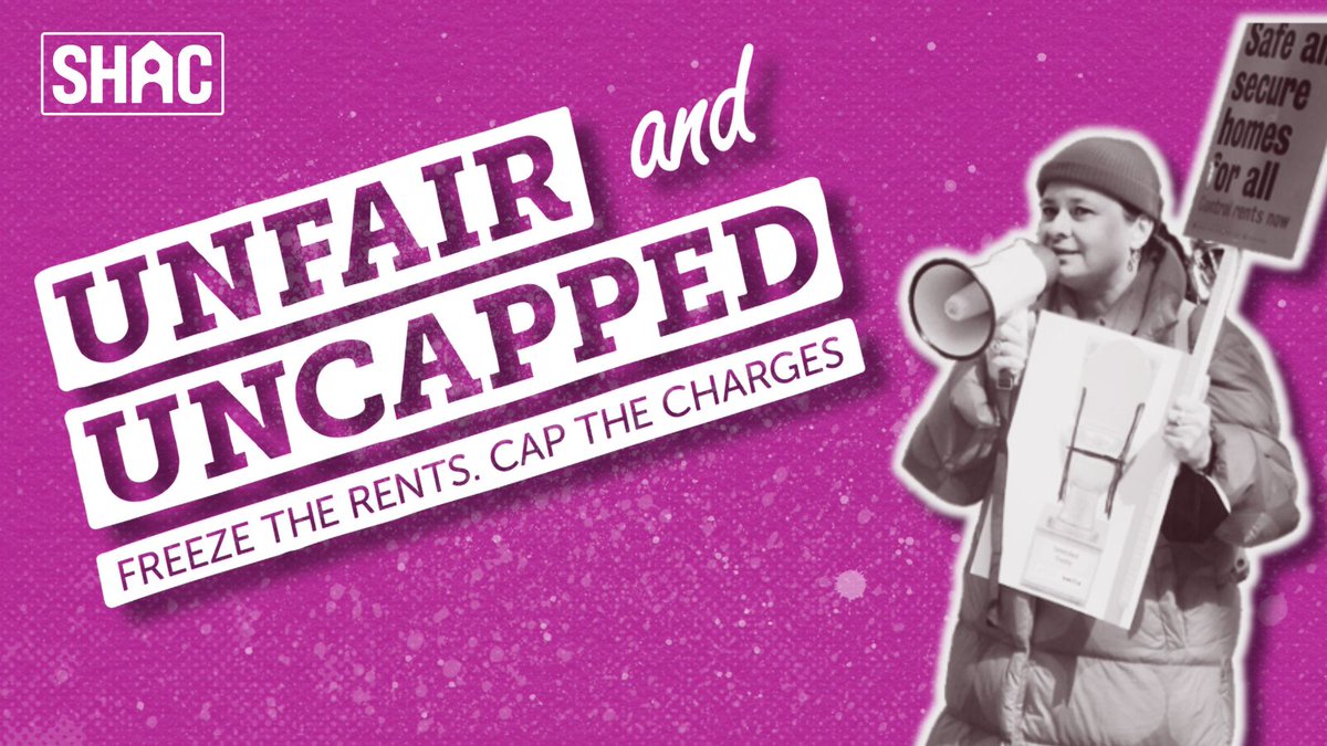 🚫 Say no to rent increases of 7.7% social rents or 9%+ shared owner rents.

🚫 Say no to uncapped, unregulated and rocketing service charges.

➡️ shaction.org/campaigns/unfa…

#UnfairAndUncapped