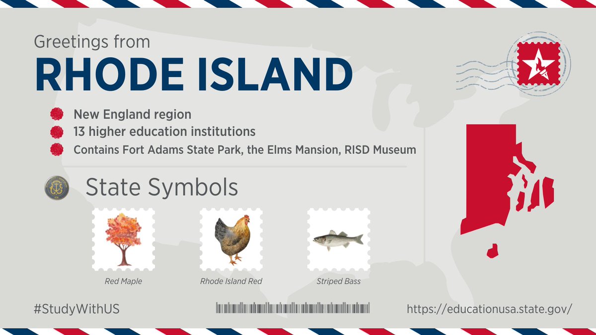 Looking to walk through Fort Adams State Park, explore the @RISDMuseum, or study at one of this state’s 13 U.S. colleges and universities?  Set sail for Rhode Island!

Experience the Ocean State, #RhodeIsland 📷 share.america.gov/rhode-island-s….

#educationusakumasi #usa #Studyinusa…
