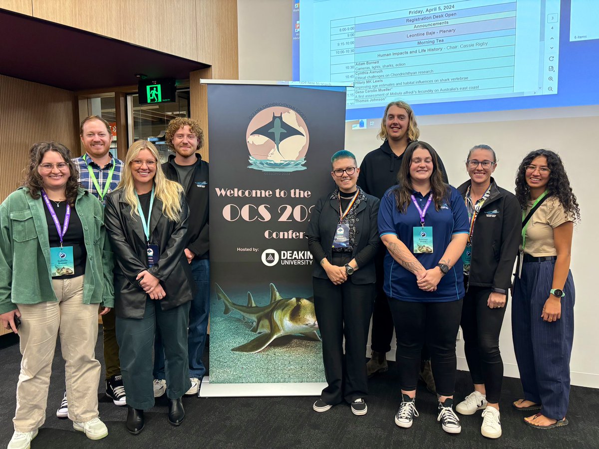 Many of the @SouthernSharkEG are at the #OceaniaSharks2024 this week. Amazing conference of @OceaniaSharks