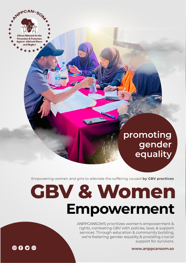 ANPPCANSOMS prioritizes women's empowerment & rights, combating GBV with policies, laws, & support services. Through education & community building, we're fostering gender equality & providing crucial support for survivors. #EmpowerWomen #EndGBV