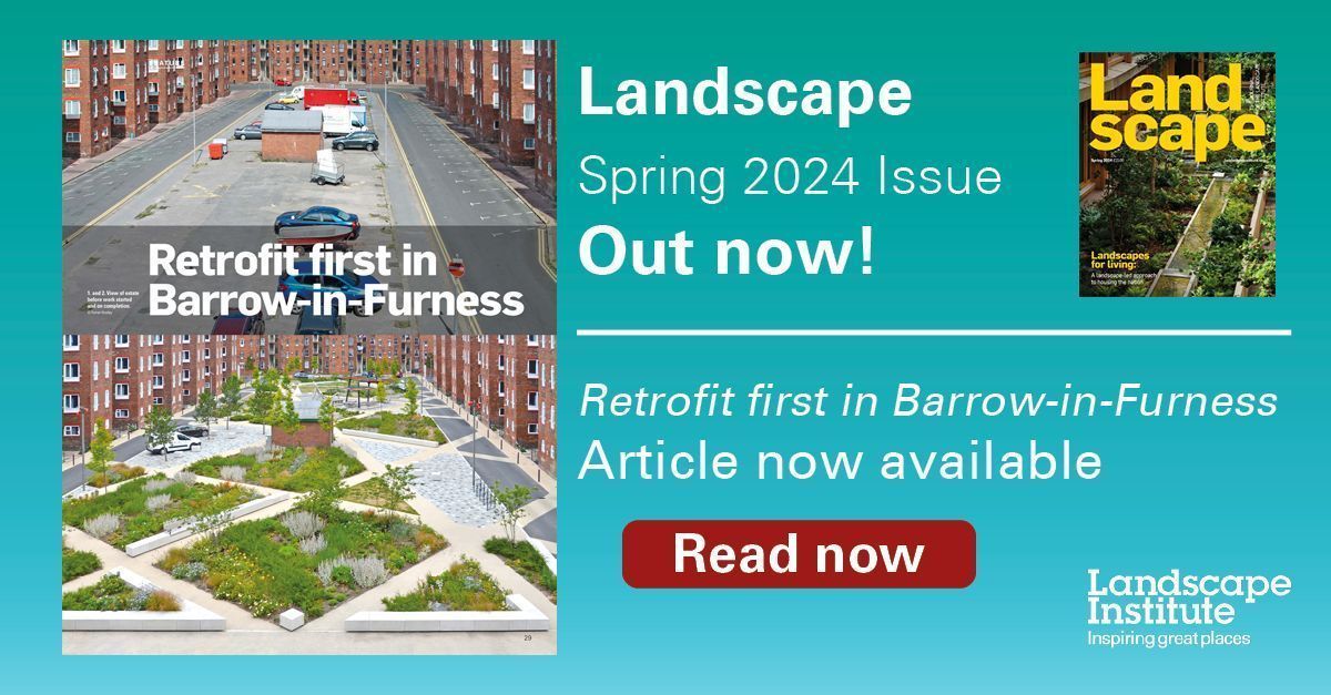 Read this article from the latest edition of Landscape, where Noel Farrer FLI explores retrofitting and how it not only benefitted residents but also encouraged a new generation to move in. Read more >> buff.ly/4ceT5fE #LandscapeArchitecture #landscapedesign #climate