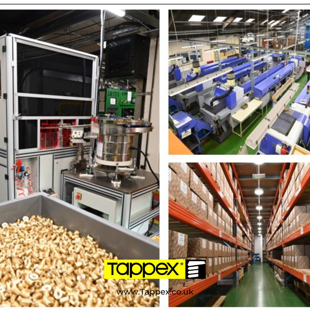 Want to find out a little more about Tappex and take a look around the factory? Take a look at the <a href="/TappexLtd/">TappexThreadInserts</a> Youtube channel...  #fasteners bit.ly/3zzuQVl