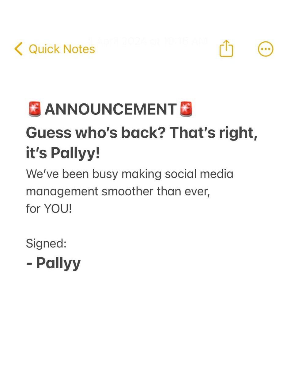 And we can't wait to hear all about YOU! What have you been up to lately? How's your social media planning going? Drop us a comment below, we're all ears! ✨

#pallyysocial #updates #socialmediamanagement #socialmediaagency #socialmedianews