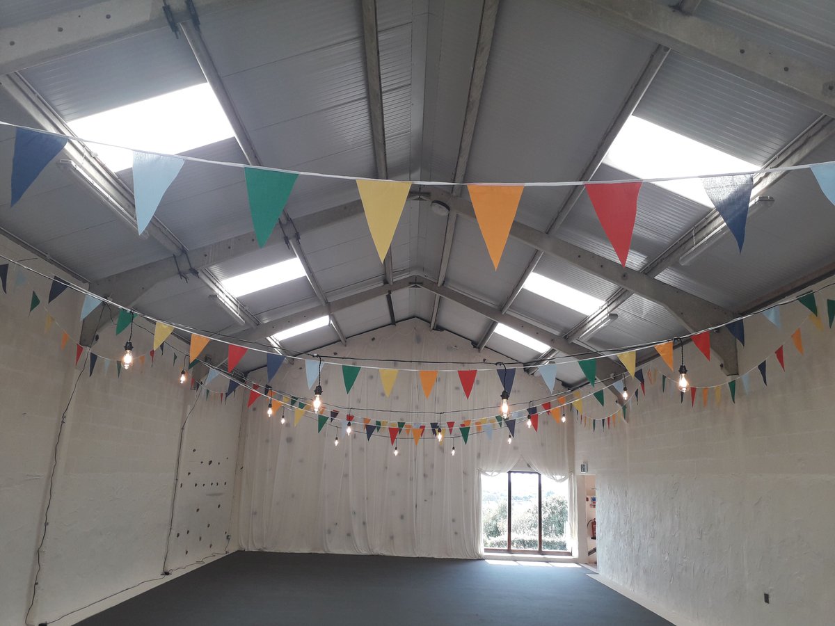 Some colourful bunting and lighting can transform our Activity Barn into the perfect party venue!

For more information, please email hello@clynefarm.com

#BarnHire #BirthdayPartyRoomHire #RoomHire #ClyneFarmCentre #FamilyRunBusiness #BookDirect #Swansea #SwanseaBay #Mumbles