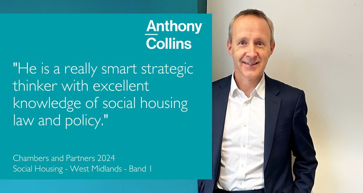 'He is a really smart strategic thinker with excellent knowledge of social housing law and policy.' Peter Hubbard, managing partner has been ranked band 1 for #SocialHousing in the 2024 Chambers and Partners guide. @ChambersGuide