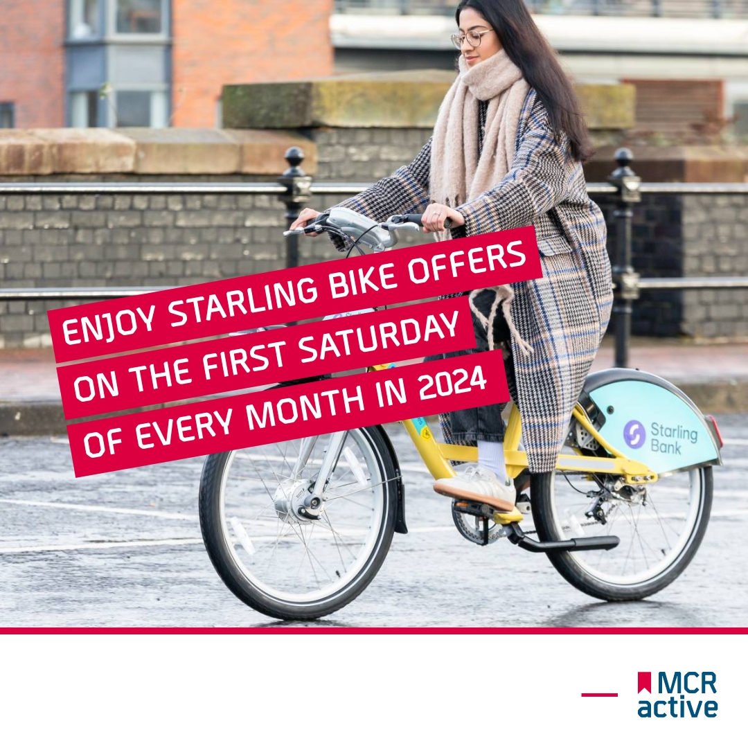 Ready for a FREE ride? 🚴 Celebrate the 2024 European Capital of Cycling with @Starling Bank Bikes. New users enjoy a 10-minute free ride on the first Saturday of every month in 2024. Download the Beryl app and get riding: beryl.app/NSDinTe52kb?_s… @ManCityCouncil @BeeNetwork