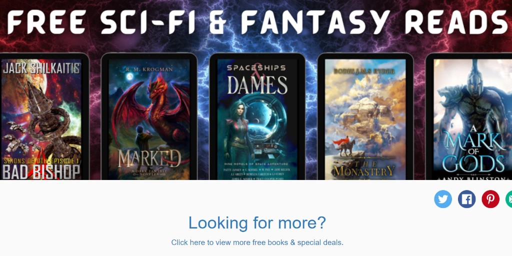 Beyond your wildest dreams 🤩 100 #FREEBOOKS from worlds across space and time. Including my modest near-future (though no less imaginitive) For Those About to Rock.

I usually only do one promo month, but it's #indieapril

#sff #scifi

books.bookfunnel.com/sci-fi-fantasy…