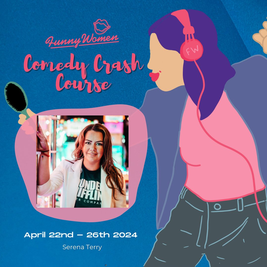 Serena Terry aka @MammyBanter took social media by storm thanks to her hilarious videos! She sold out her very 1st standup tour, won our Content Creator Award & @thecomedycrowd Chorts! Award! She's leading a session at April's Comedy Crash Course. BOOK NOW on our website!