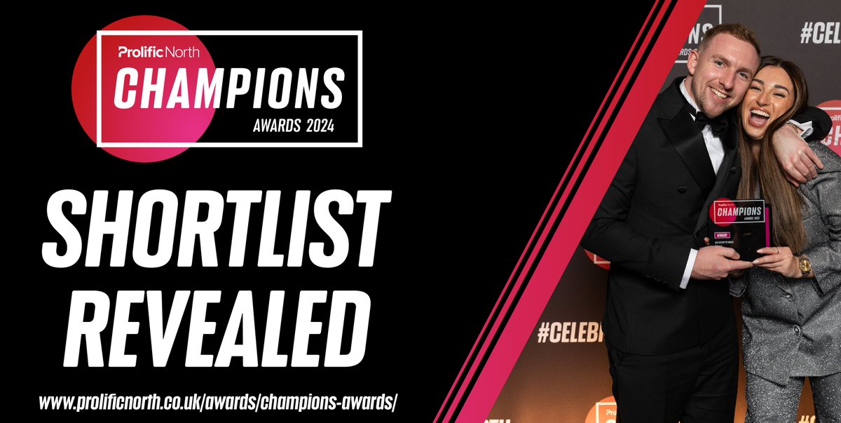 ProlificNorth's tweet image. The moment you've been waiting for is here! We're thrilled to reveal the finalists for this year's Prolific North Champions Awards! 🏆

Our panel of industry experts have been hard at work reviewing every single entry, &amp;amp; let's just say the competition was fierce...