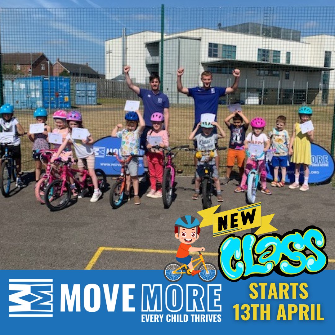 Learn to cycle! 🚲🚲🚲 Our #Balanceability classes are back on the 13th April. Go from gliding to riding with our 6 week courses! Every Saturday morning @ All Saints Academy in #Cheltenham 🚲 Ages 3-7 years 🚲 All equipment provided move-more.org/balanceability