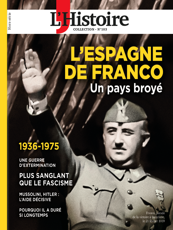 Le nouveau numéro de notre trimestriel 'L'Histoire Collection' est consacré à l’Espagne de Franco. Il est disponible dès aujourd’hui en kiosque, en librairie et sur notre site ! 👉lhistoire.fr/parution/colle…