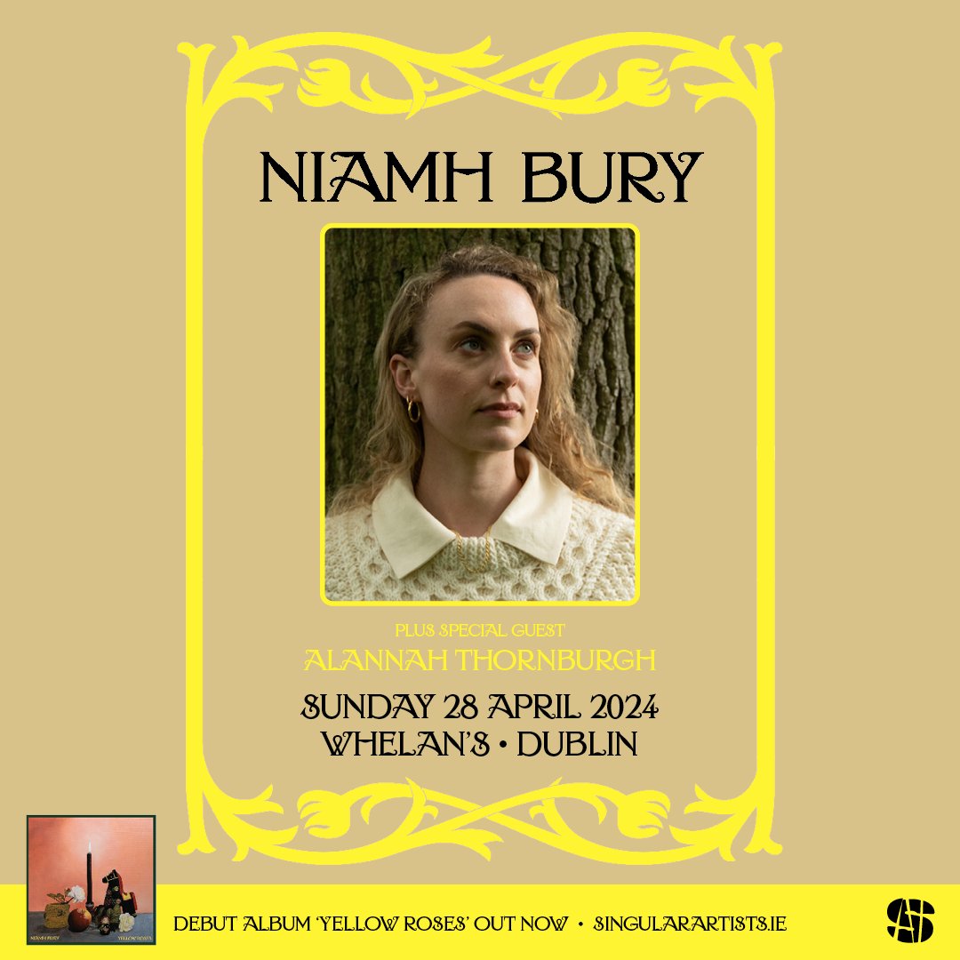 Singular Artists (@singularartists) on Twitter photo SPECIAL GUEST ADDED
<a href="/alannahharp/">Alannah Thornburgh</a> will be joining
<a href="/Niamh_Bury/">Niamh Bury</a> for her show
at <a href="/whelanslive/">Whelan's</a> on 28th April
as part of her IE Tour this Month â¤ď¸
TIX + MORE âŹď¸
singularartists.ie/show/niamh-bur⌠SPECIAL GUEST ADDED
<a href="/alannahharp/">Alannah Thornburgh</a> will be joining
<a href="/Niamh_Bury/">Niamh Bury</a> for her show
at <a href="/whelanslive/">Whelan's</a> on 28th April
as part of her IE Tour this Month â¤ď¸
TIX + MORE âŹď¸
singularartists.ie/show/niamh-burâŚ