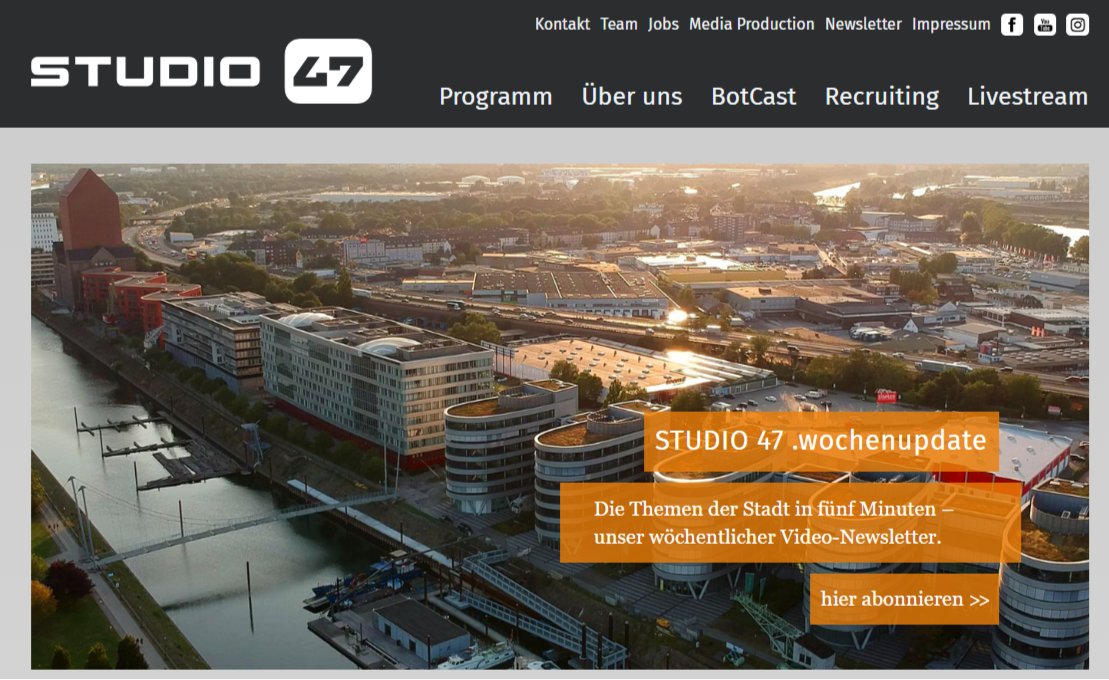 Im August startet der neue Kurs der „NRW-Reporter“ von @studio47live in Duisburg. Die Teilnehmer:innen durchlaufen Theorie- und Praxisblöcke, nehmen an Workshops teil und erhalten einen Einblick in die Welt von #Journalismus, #PR und #Kommunikation >>> studio47.de/services/files…