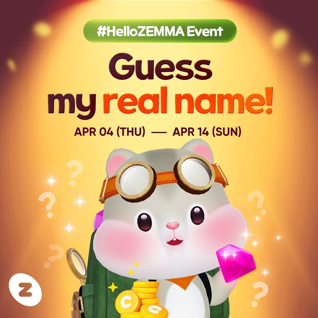 Hi there! I'm ZEMSTER OOOOO 🐹 Guess my real name and win up to 20 ZEMs! 💎 ZEMSTER is just my race's name. I've got my own unique name! 😁 Try guessing now for awesome rewards! 💰 Take a Guess🏷️ buff.ly/4aBK9zo #ZEPETO #HelloZEMMA #ZEMMaster #ZEMMA #Character