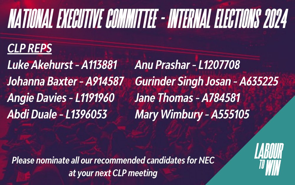 4 years on @JohannaBaxter and @gsjosan are still on the Labour to Win slate for this year's NEC elections This year's slate is our biggest ever, reflecting just how far the party has come in the last 4 years under Keir Starmer's leadership