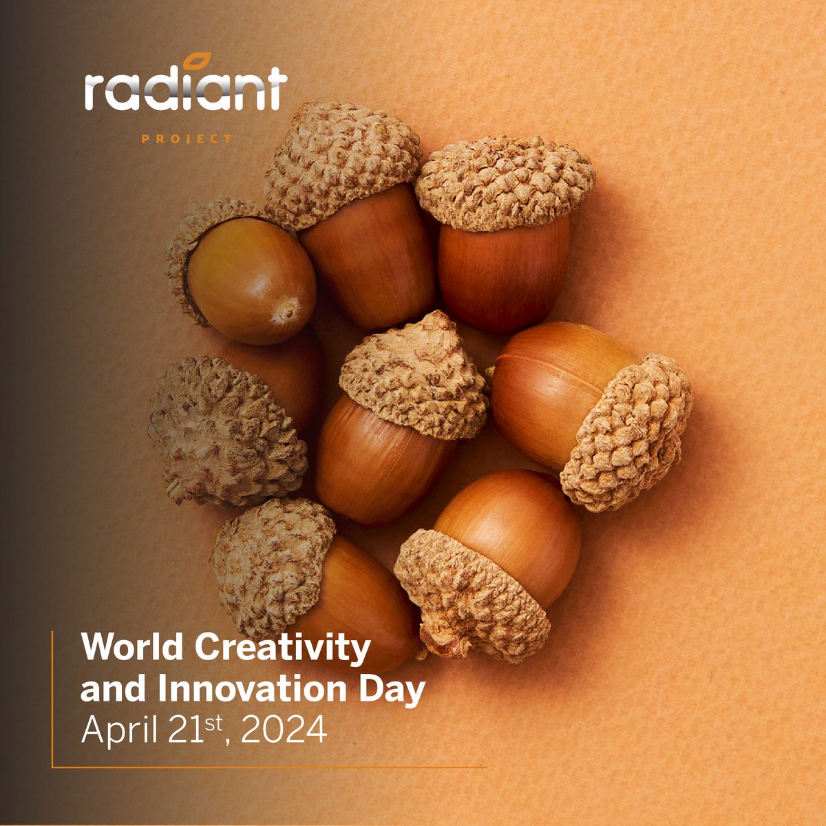 Today, we want to congratulate our #Radiant community on their innovative thinking and solutions! 💡 Together, we can solve every problem that we are faced with and build a better, more sustainable future. #RADIANT #WorldCreativityandInnovationDay #Sustainability #Future