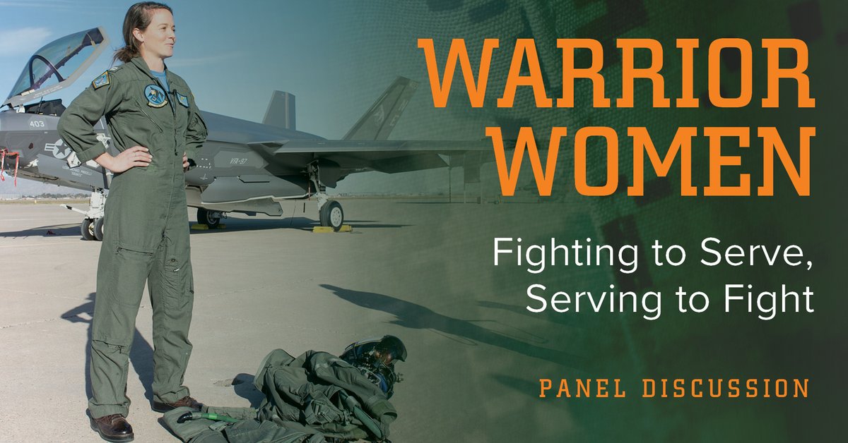 Don't Forget! Warrior Women Panel at U.S. Naval Institute. Not too late to register! Can't join us in person? Join our livestream via YouTube! mailchi.mp/usni/warriorwo…