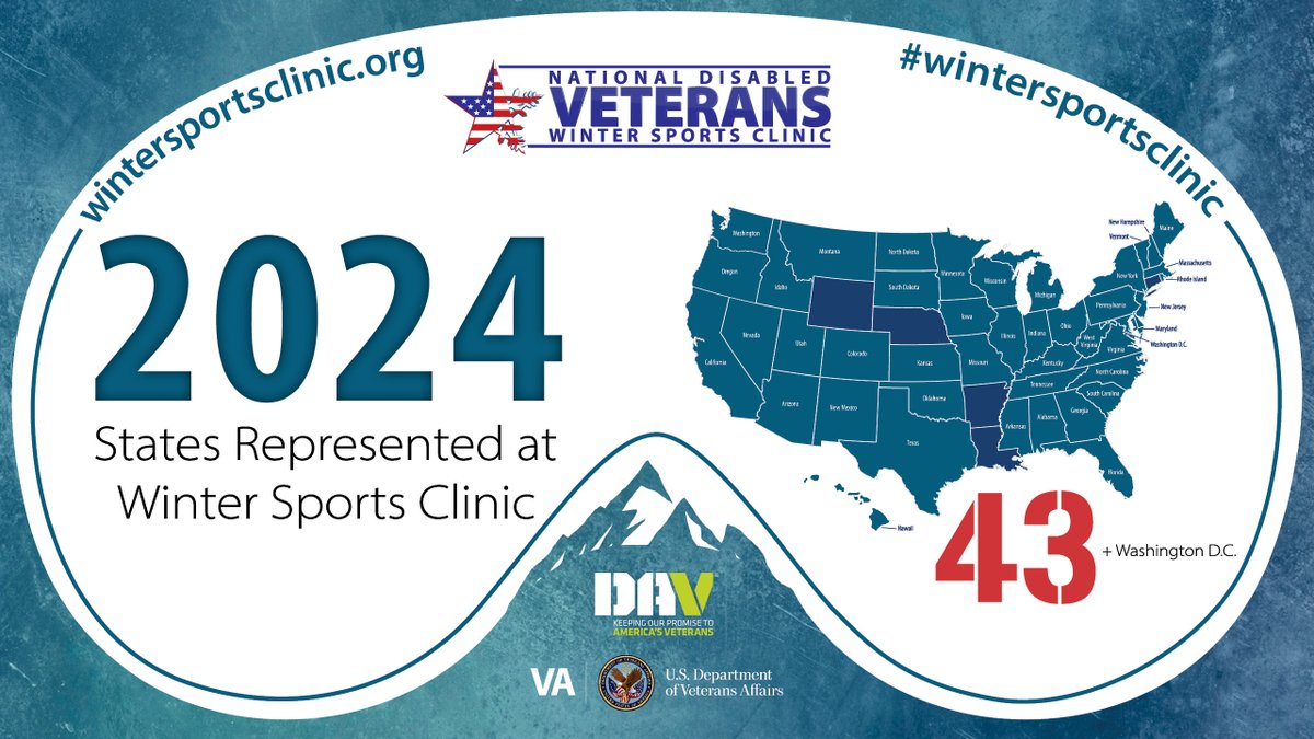 Our Veterans come from around the country to be a part of the #wintersportsclinic. Thank you for your dedication and participation to make this event spectacular!