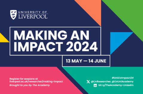 Have you booked your place on any #UniLivImpact24 sessions yet? What are you waiting for, there are workshops, tours, masterclasses, panels, keynotes and more all waiting for you! liverpool.ac.uk/researcher/mak…