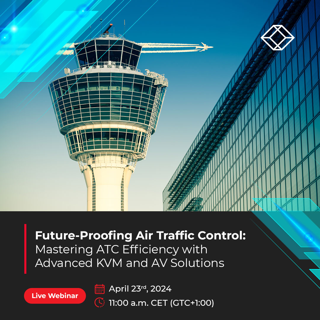 Check out this webinar: Future-Proofing Air Traffic Control: Mastering ATC Efficiency with Advanced KVM and AV Solutions on April 23rd! 

bit.ly/3TIMsd3

#AirTrafficControl #AdvancedKVMandAV @ATCWebinar