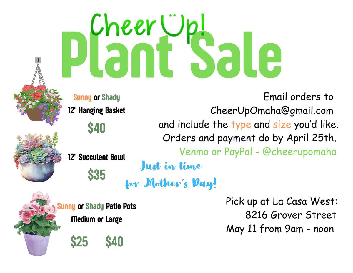 Get your orders in!!! Plant sale for charity!!! Buy some plants and save the world!! #plants #Charity #CheerUp #mothersday2024 #mothersdaygift