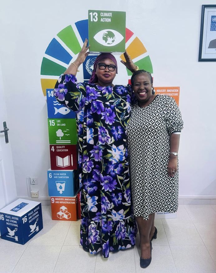 Banjul, our darling Capital City is under Sea level_Climate Action is high on our agenda as women leaders. @UNDP_TheGambia #banjulcitycouncil #UNDP #Refela