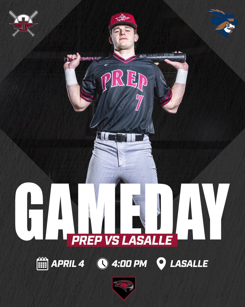 On the road as we finally have some baseball!

🆚: La Salle College High School
📍: Lower Bartley Field - LSCHS
⏰: 4PM

#AMDG