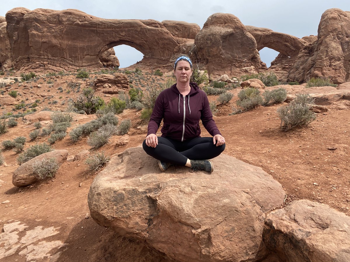 According to #radonc and certified #mindfulness teacher, Dr. Ellen Cooke, adopting a mindful lifestyle has made life much richer. Read how she helps #cancer patients, caregivers and others use meditation to address anxieties 🧘 bit.ly/3TJNMfU
