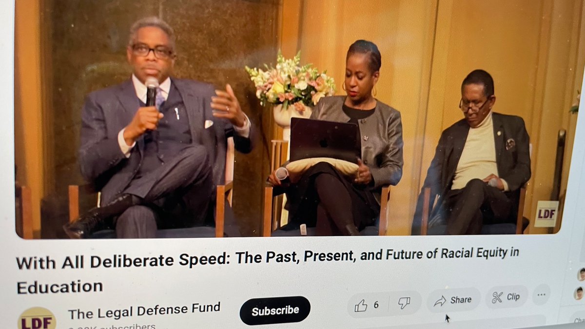 'There's unfinished work to be done' on school segregation and disparities in educational opportunities, @SouthernEdFound President Raymond Pierce said. The U.S. has reached 'a competitive disadvantage, and we could address that by addressing this issue.' youtube.com/live/KG_MoRhLB…