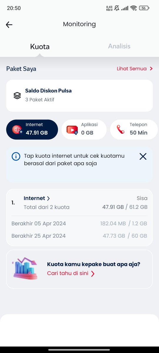 ddappayya's tweet photo. Selamat malam min @telkomsel, mohon dibantu min untuk no saya zona jakarta timur, ini paket saya masih ada -+40GB kok internet nya gak bisa yaa? kemaren kepencet paket darurat 1.2 GB.

untuk no telp nya nanti saya DM ya min, mohon segera di respon https://t.co/V2EZI7GmdZ