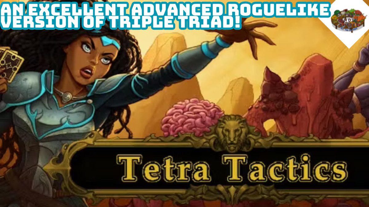 TheIndieBuffet's tweet image. Tetra Tactics is the combination of the beloved Triple Triad, mixing in some roguelike elements, adding a dabble of creative freedom with modifying your cards, and giving it to ya on large plate to devour!

youtu.be/8udoqYzxHps

@FreeRangeRobots