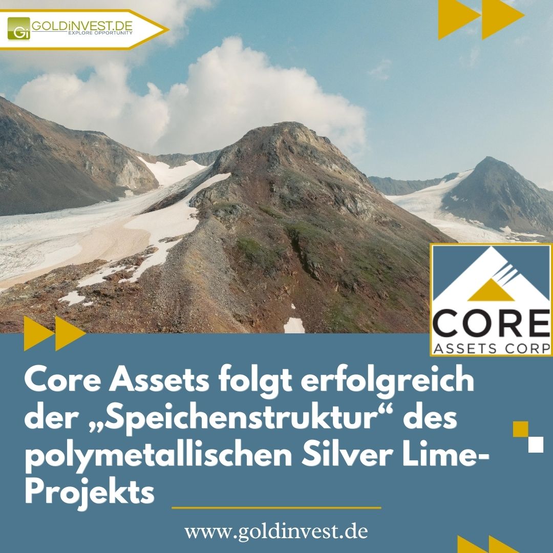GOLDINVEST_de's tweet photo. In der diesjährigen Bohrsaison will #CoreAssets Corp. (CSE:CC; FSE:5RJ; OTC.QB:CCOOF) beweisen, wie bedeutend sein Buntmetallprojekt Silver Lime im Bergbaudistrikt Atlin im Nordwesten British Columbias tatsächlich ist.
Jetzt mehr erfahren ▶️▶️ https://t.co/En9z9v9oYB https://t.co/HXiraZ4yLO