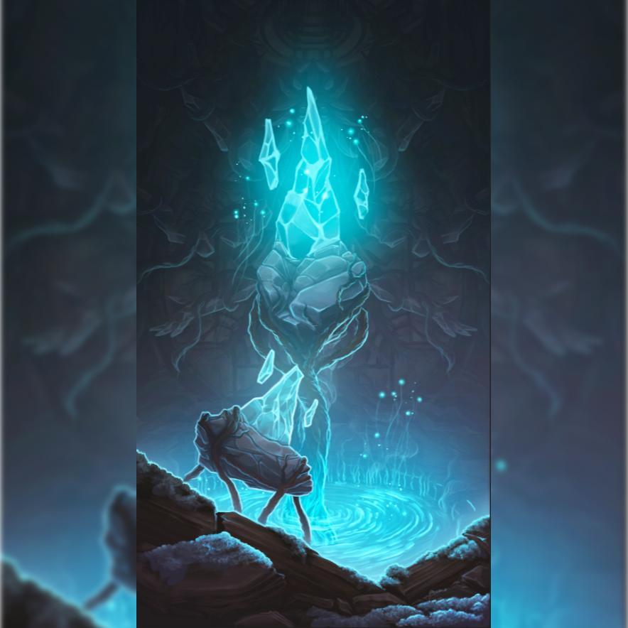 Cryshal is a rare golem from the earth faction with powerful crystallium fragments. 💎 His tower and his golem are powerful protectors in great elemental battles! 🛡️