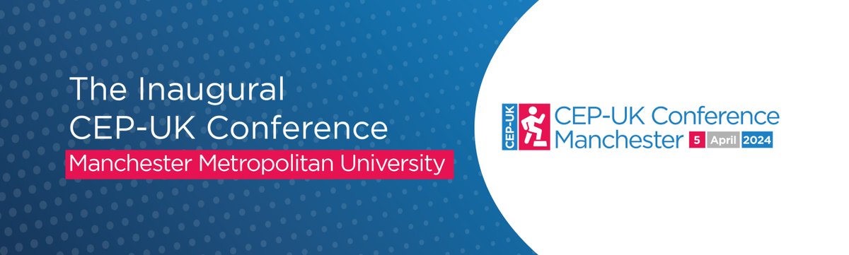 We are very excited to welcome delegates and speakers to The Inaugural CEP-UK Conference tomorrow at @ManMetUni 🎉 Follow #CEPUK2024 for updates and highlights through the day!