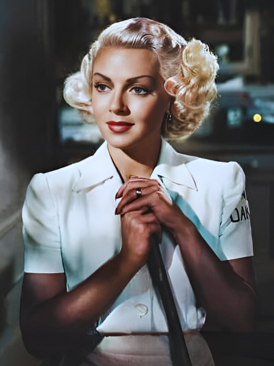 Vintage Vixen: Lana Turner Radiates Sophistication in this Unforgettable Snapshot #lanaturner 
Lana Turner encapsulated the essence of old Hollywood glamour in every frame, and this stunning photo captures her magnetic presence effortlessly. The way she gazes into the camera with